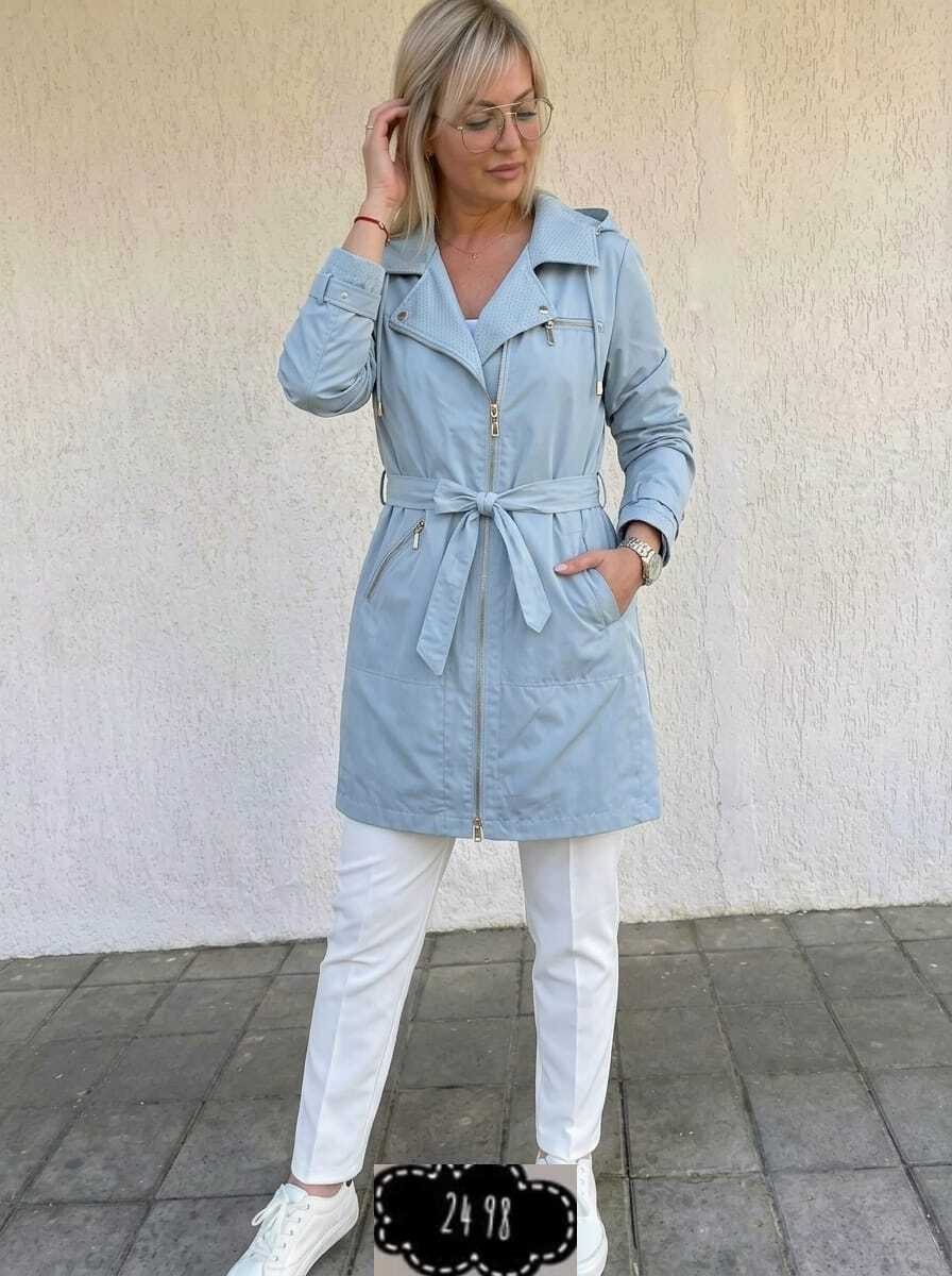 женские плащи,плащ dizzyway,плащ,голубой плащ,демисезонный плащ