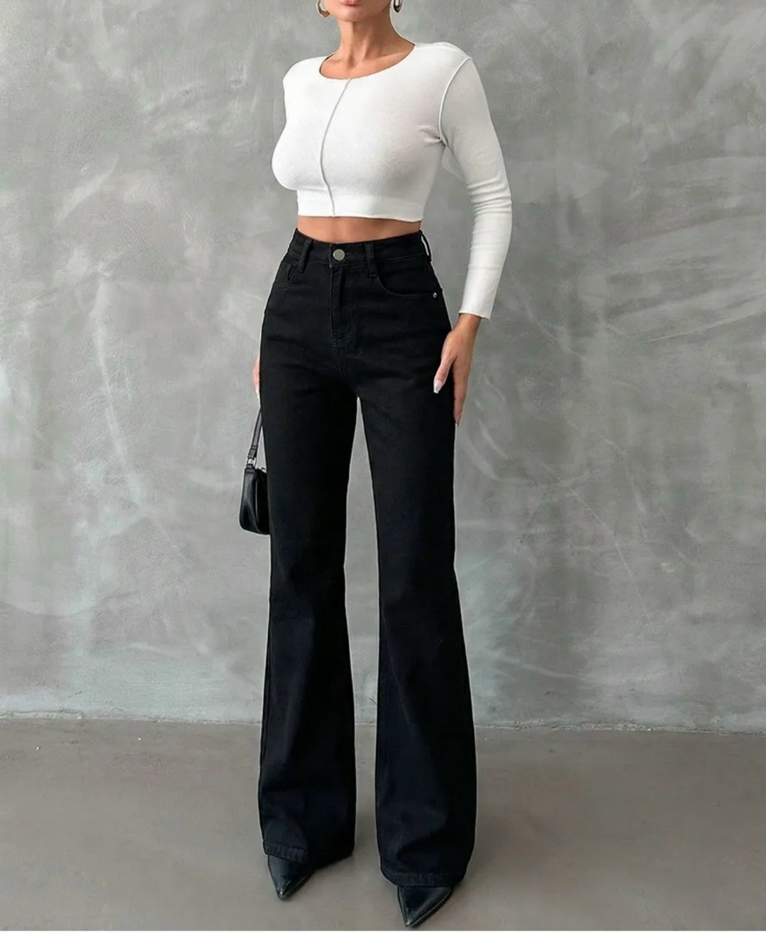 модные джинсы клеш женские 2026,джинсы клёш женские,джинсы трубы клеш,джинсы клеш черные,брюки джинсы