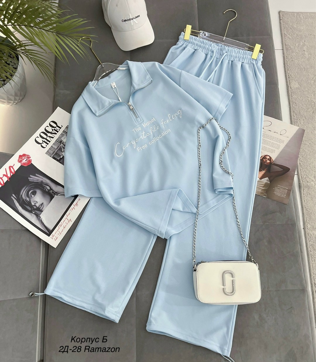 женский костюм двойка,женский костюм двойка футболка/штаны nobilitas голубой (l размер),костюм двойка,костюм спортивный,женские костюмы