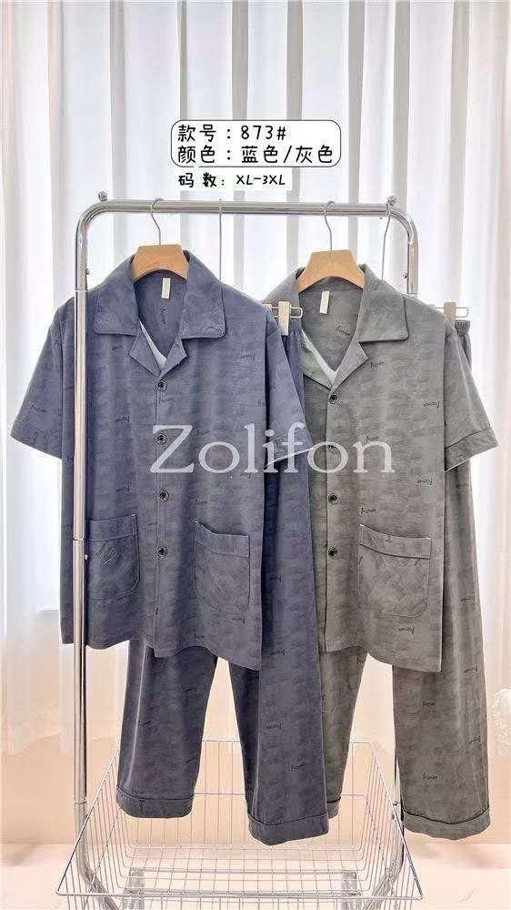 мужская пижама,пижама мужская хлопковая двухслойная в японском стиле,мужской пижамный комплект,пижама мужская в клетку,пижама в клетку