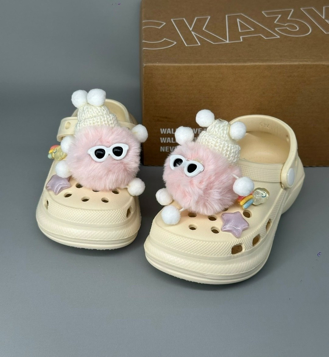 ,тапочки модные,кроксы,сабо для детей,аксессуар для обуви