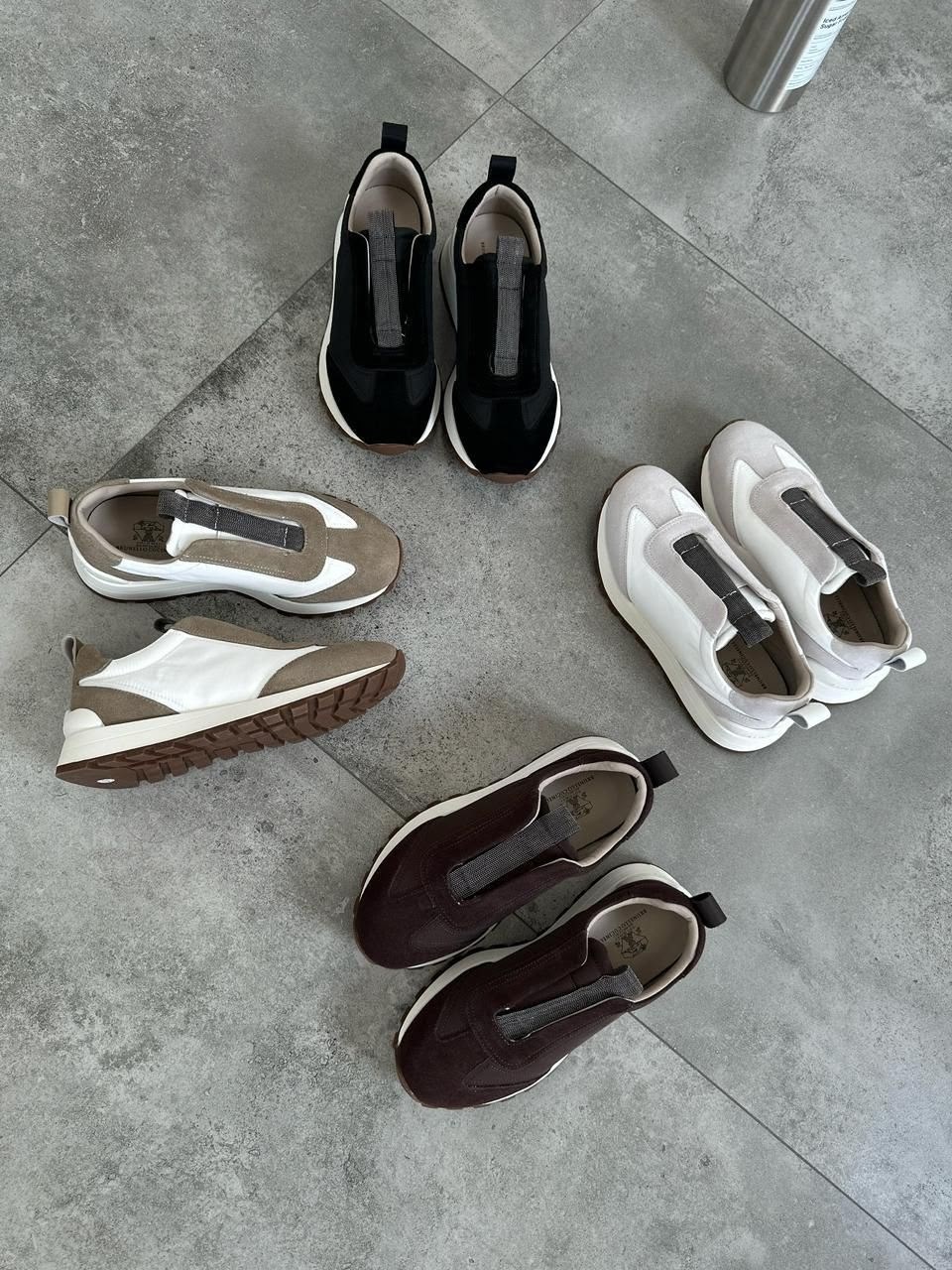 ,кроссовки женскиe,комбинированные кроссовки brunello cucinelli,кроссовки brunello cucinelli,кроссовки для женщин