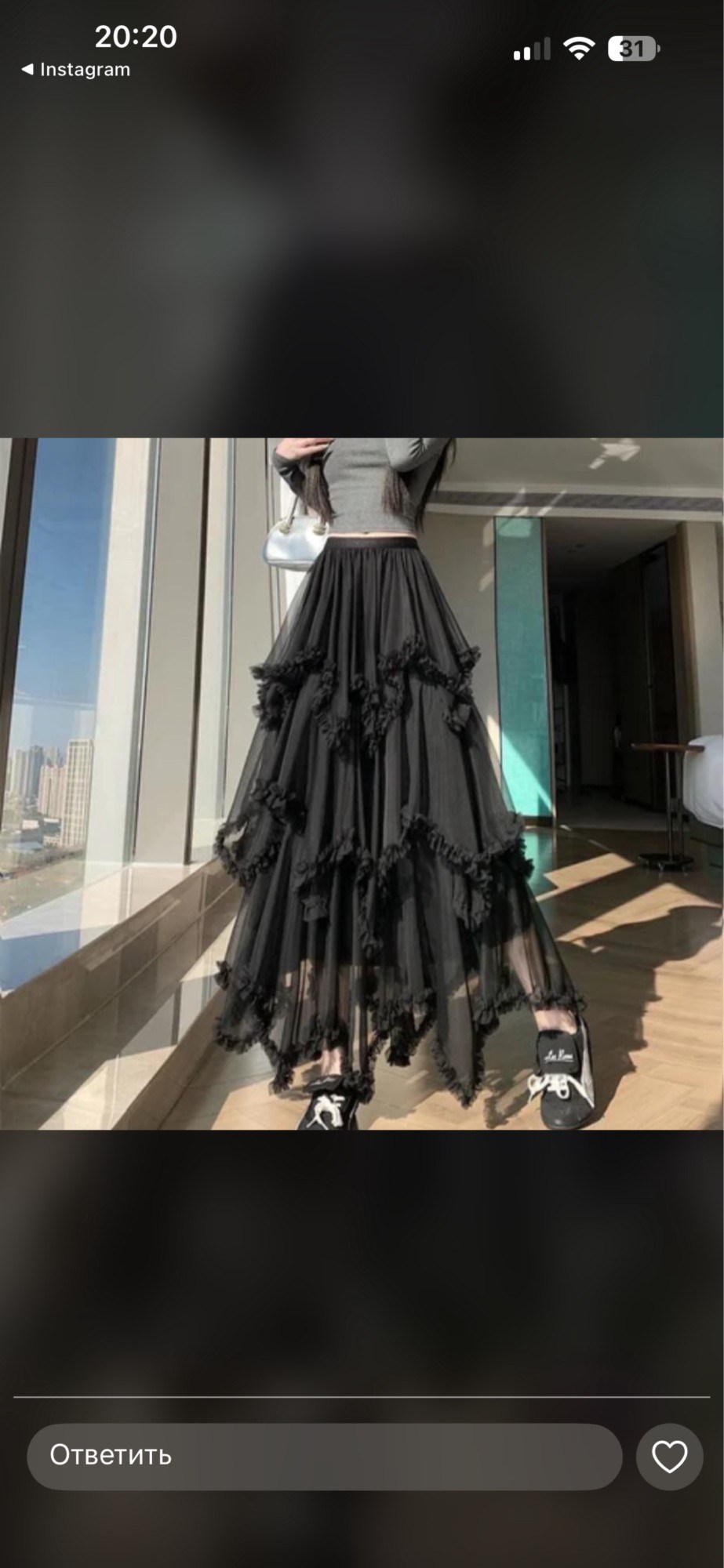 юбка с оборками,многослойная юбка,юбка с рюшами,юбка средней длины,юбка