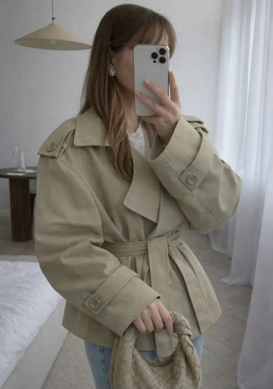 женский тренч,короткий тренч,тренч хаки,тренч,куртка тренч