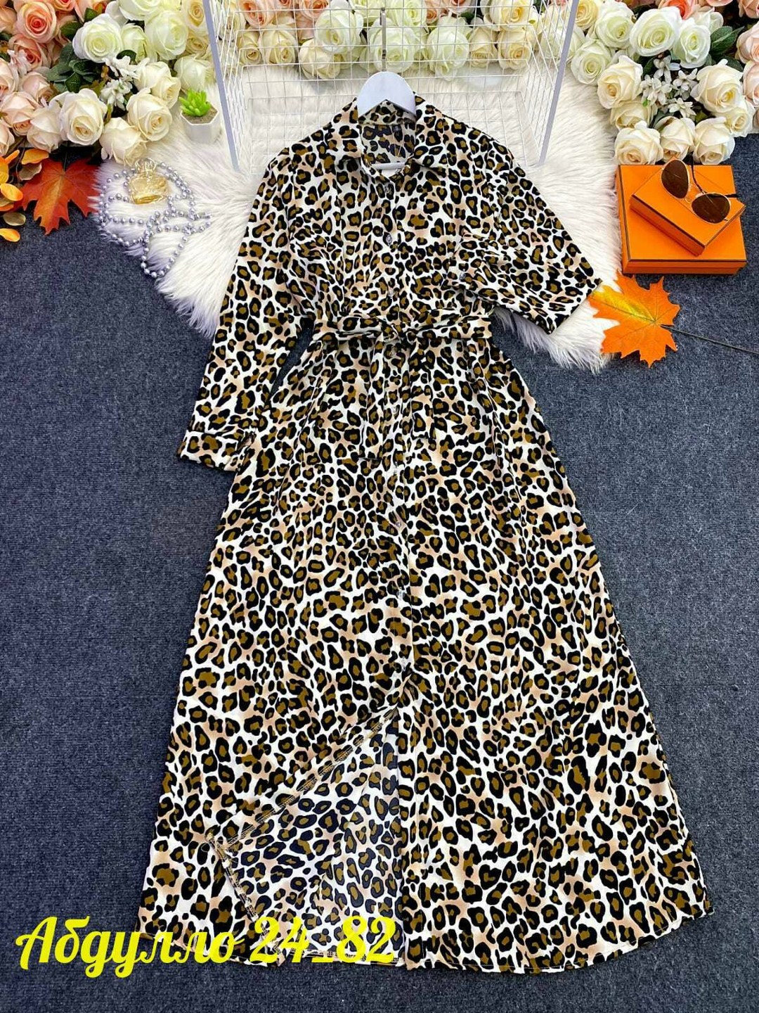 леопардовое платье ,shein clasi платье-рубашка с леопардовым принтом с разрезом поясом,платье женское леопардовое,платье леопард,леопардовое платье