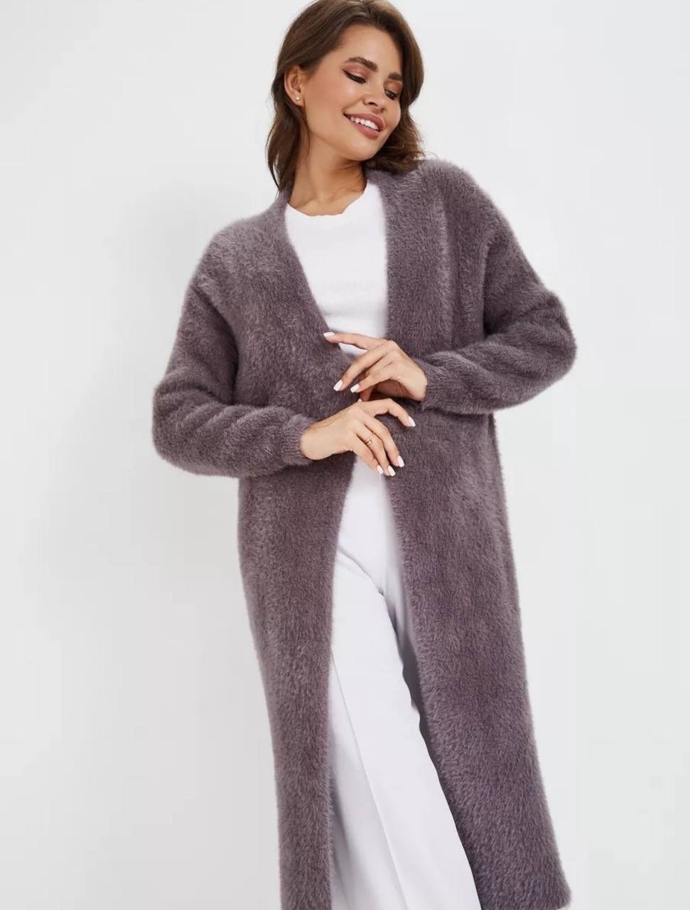 кашемировый кардиган,пушистые кардиганы кашемировые,кардиган,кардиган из искусственной норки и кашемира,кардиган теплый