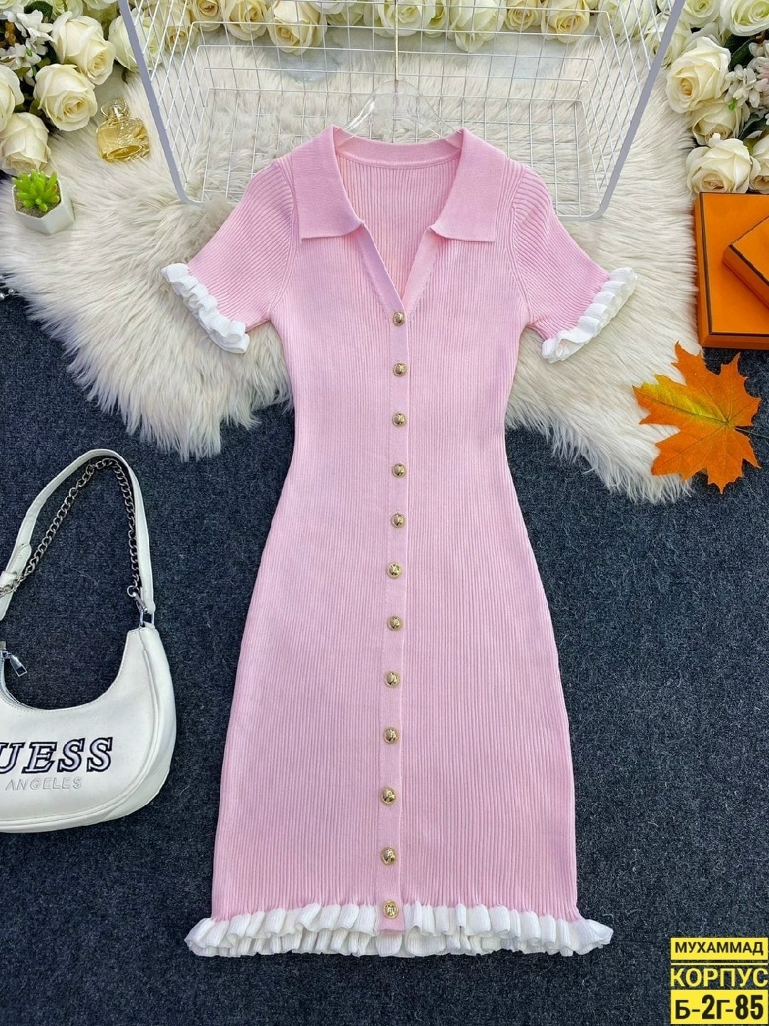 платья вязаная,женское платье,платье трикотажное,платье с воротником,платье трикотажное с воротником в стиле sandro