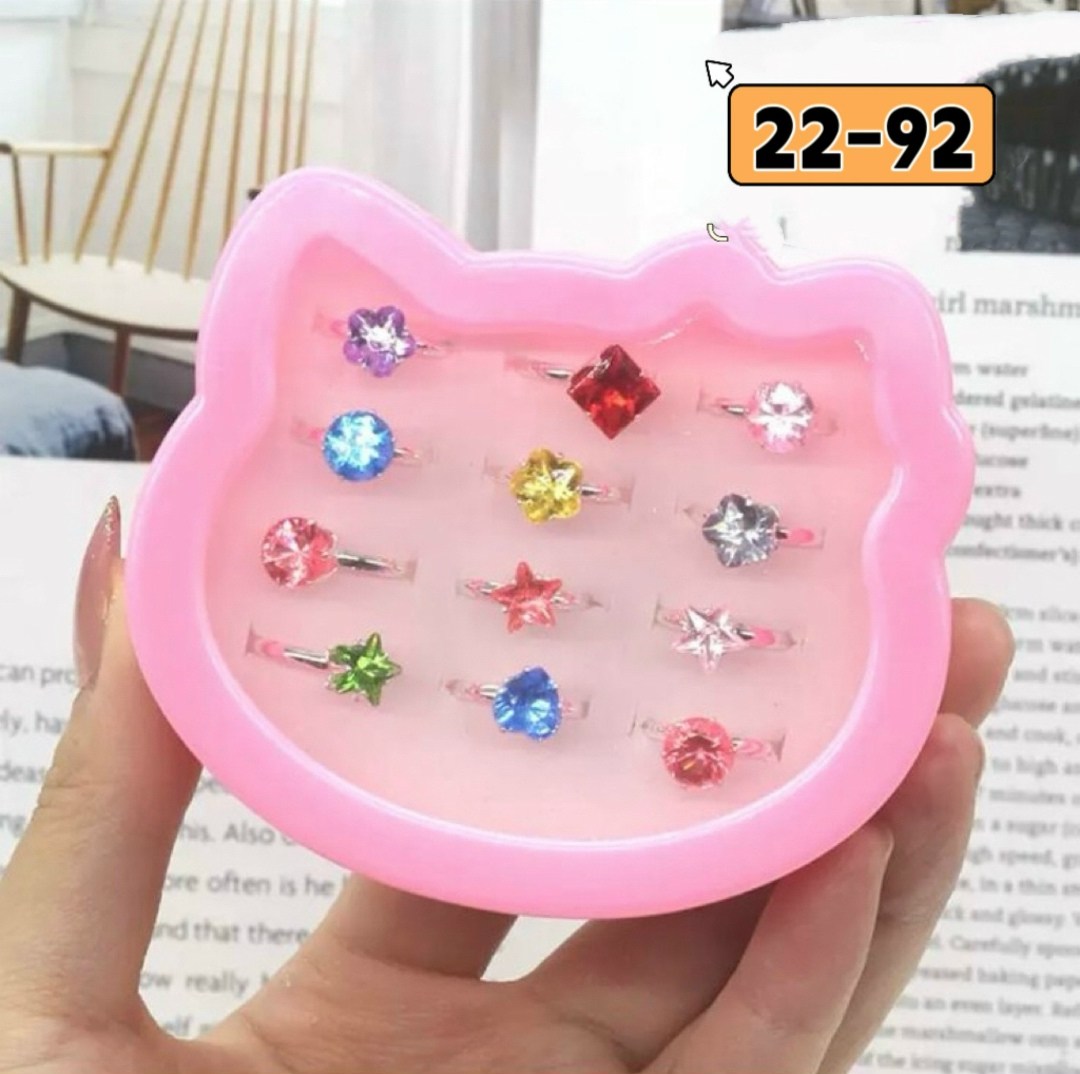 набор колечек для девочки,набор колечек,колечки для девочки набор,кольца для девочек набор,кольца для девочек