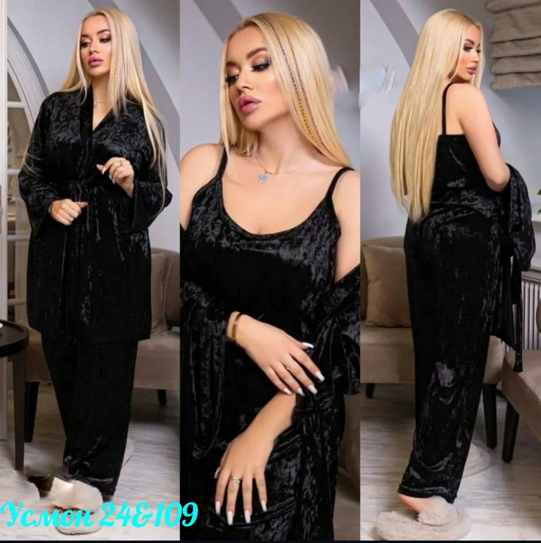 пижама комплект женская,пижама тройка женская велюр,костюм пижама комплект,пижама женская велюр,велюровый костюм пижама