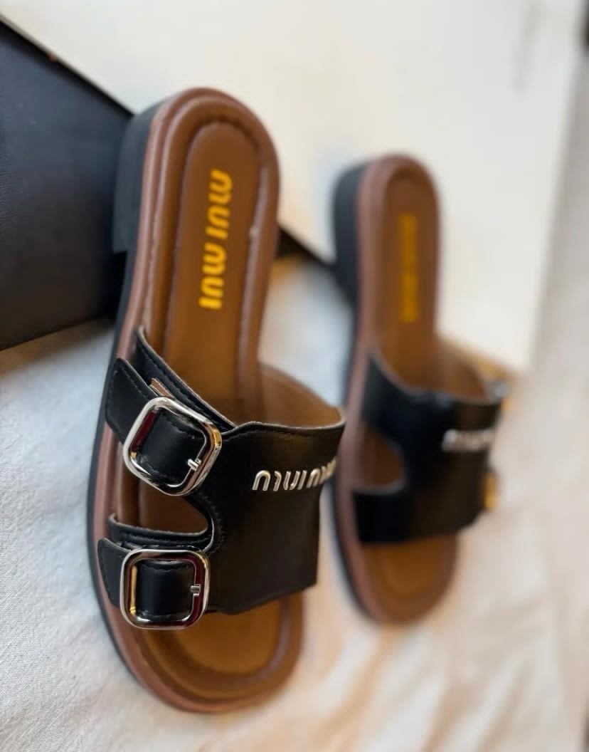 шлепанцы женские,шлепанцы коричневые miu miu,брендовые шлепанцы,,шлепки miu miu