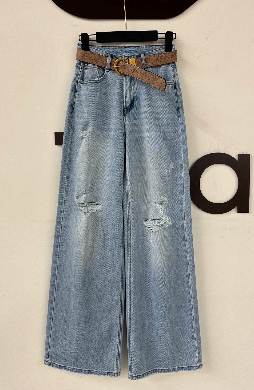 джинсы женские,джинсы широкие,модные джинсы,джинсы y2k с высокой посадкой рваные loliko,женские свободные прямые широкие рваные мешковатые джинсы y2k с высокой талией