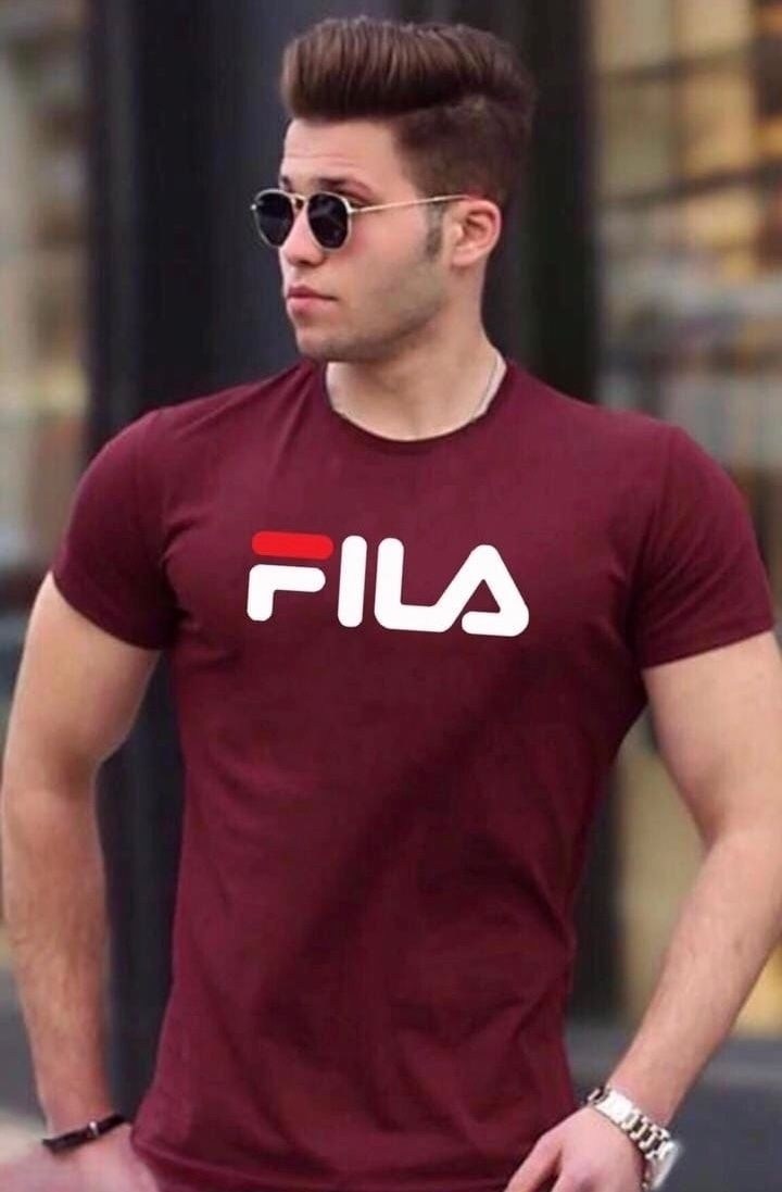 мужская футболка,белая мужская футболка,модные футболки 2026 мужские,мужские футболки fila,мужская футболка с принтом