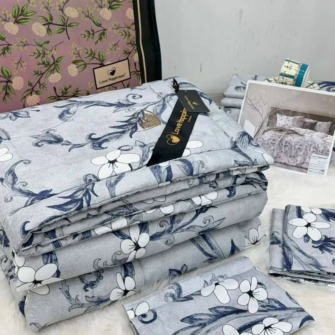 комплект постельного белья с одеялом сатин евро,комплект постельного белья с одеялом,комплект постельного белья с готовым одеялом,комплект постельного белья с одеялом santfair,комплект постельного бел