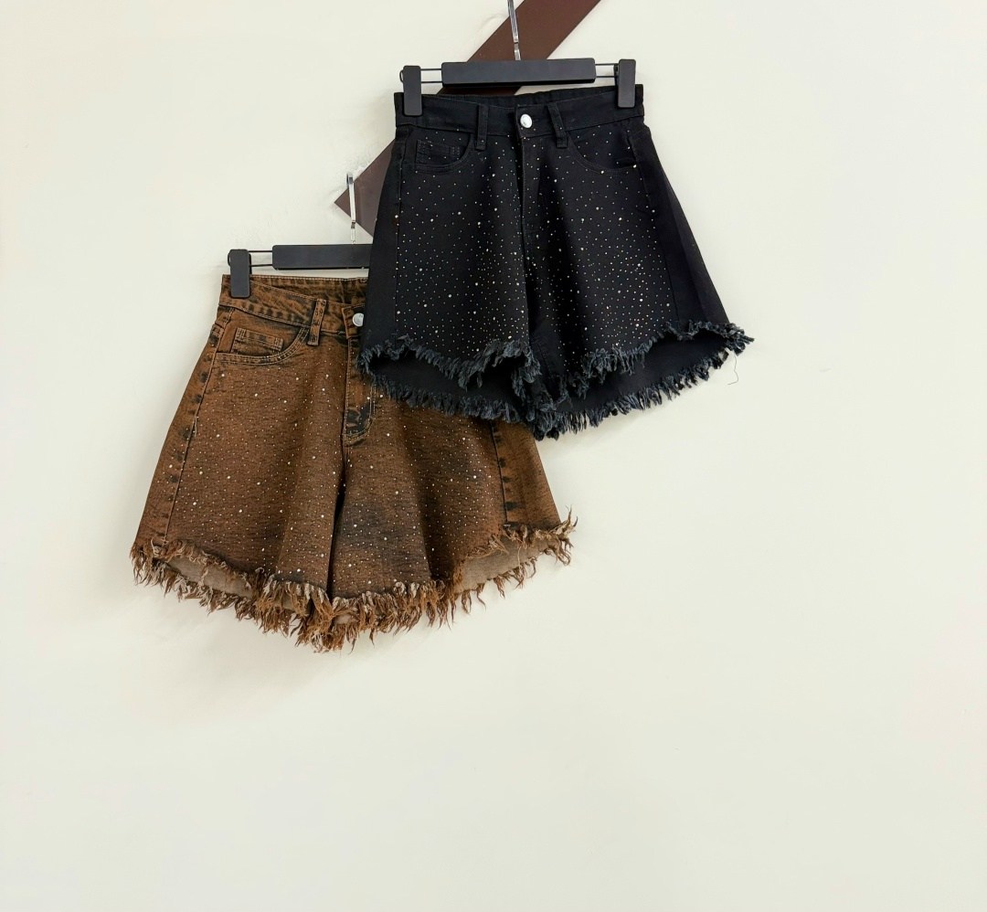 джинсовые шорты женские,джинсовые шорты стразы,джинсовые шорты,шорты джинсовые с высокой талией со стразами falens,шорты джинс