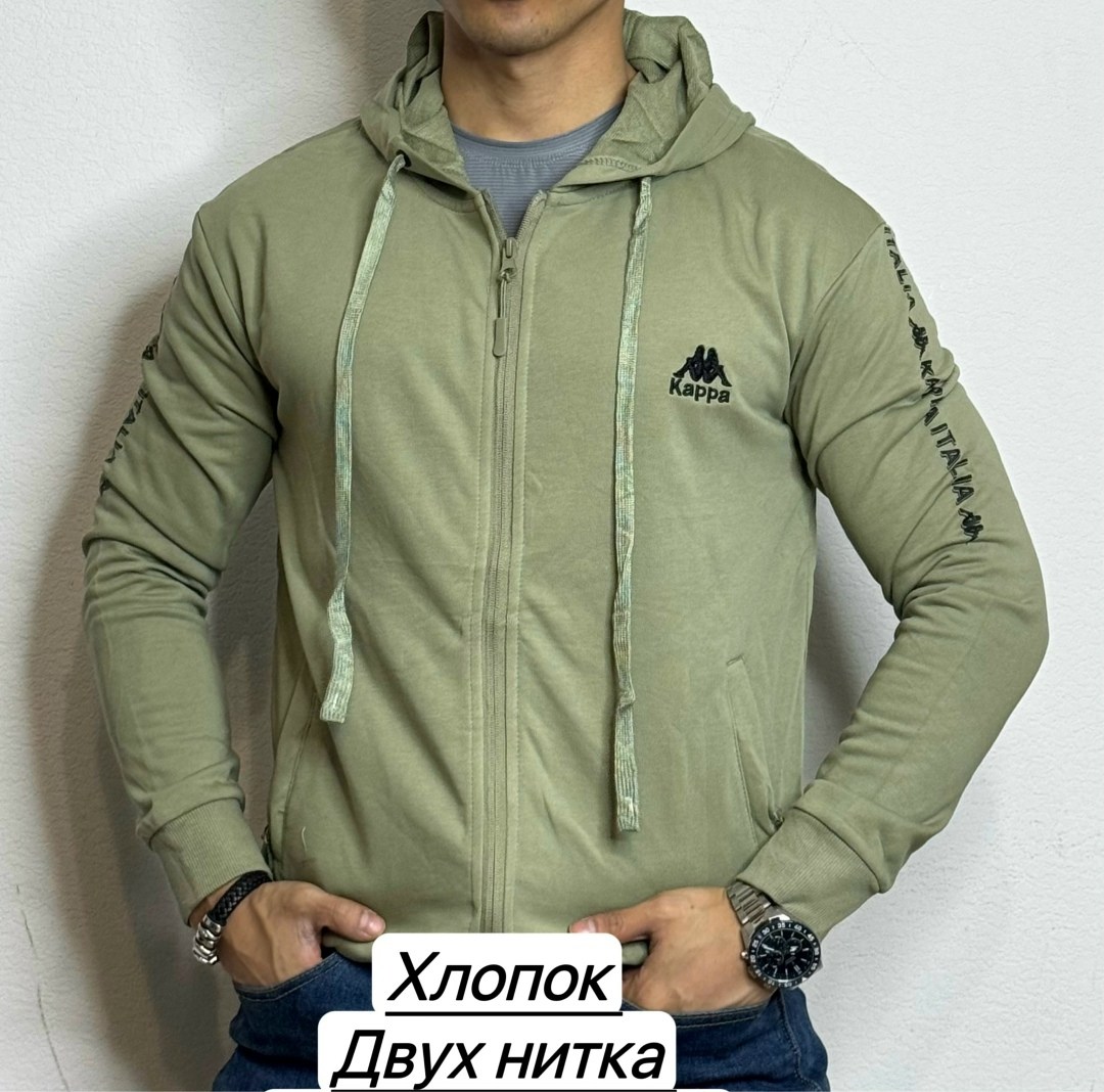 толстовка мужская kappa,мужская толстовка,толстовка kappa,толстовка kappa мужская зеленая,кофта толстовка