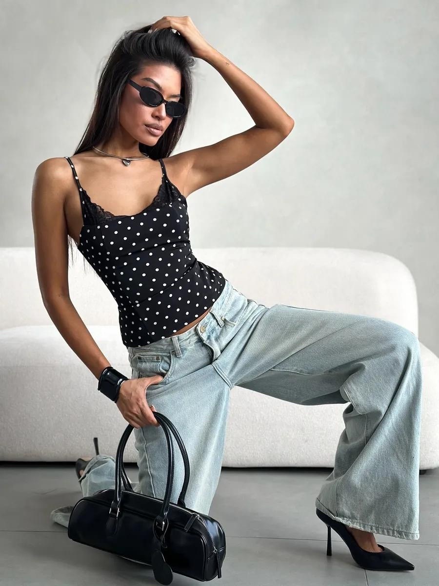 топ в горошек,женские топы,топ в горошек женская,летние топы,топы и майки