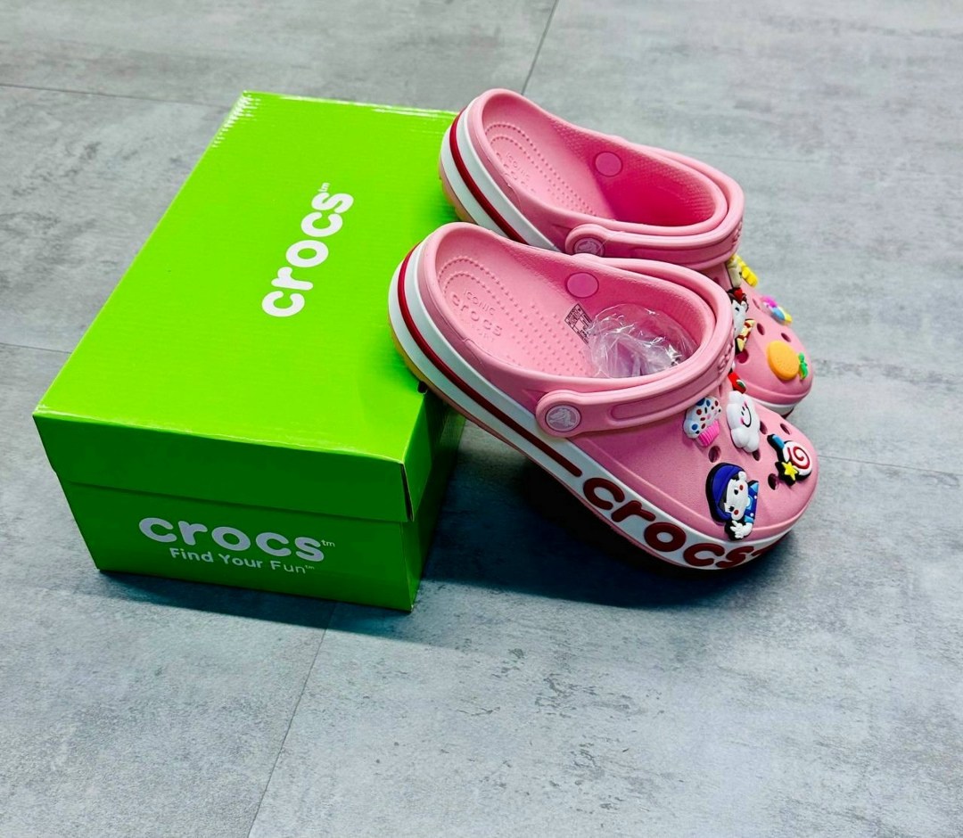 малиновые кроксы,крокс джиббитсы,кроксы детские,сабо crocs,розовые кроксы