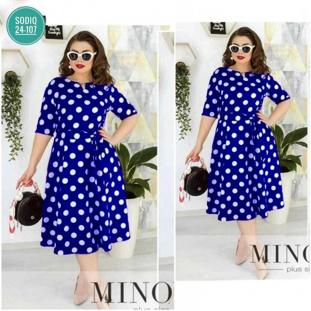 платье в горошек ,женские платья больших размеров,платье женское в горошек ,платье в горошек,женское платье в горох