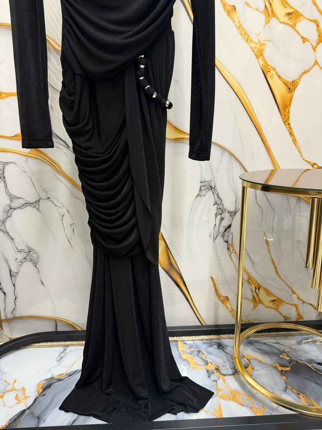 элегантные платья,длинное платье,платье с драпировкой,трикотажное платье,вечерние наряды