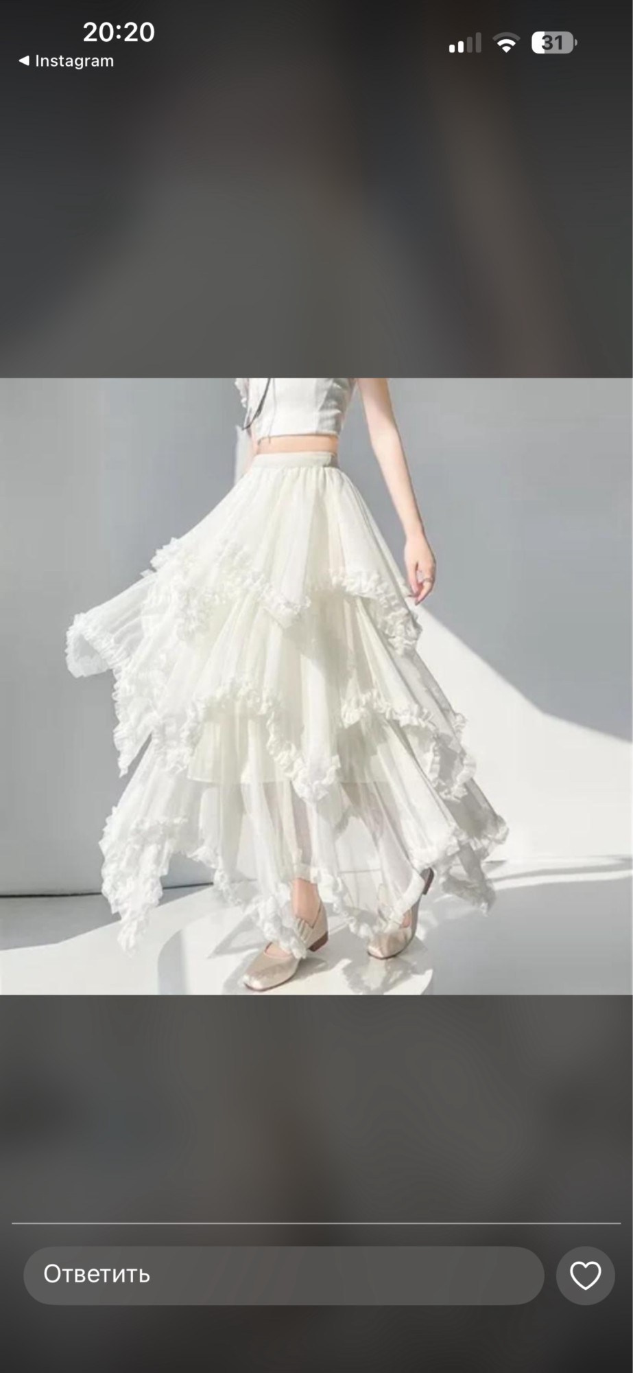 юбка с оборками,многослойная юбка,юбка с рюшами,юбка средней длины,юбка