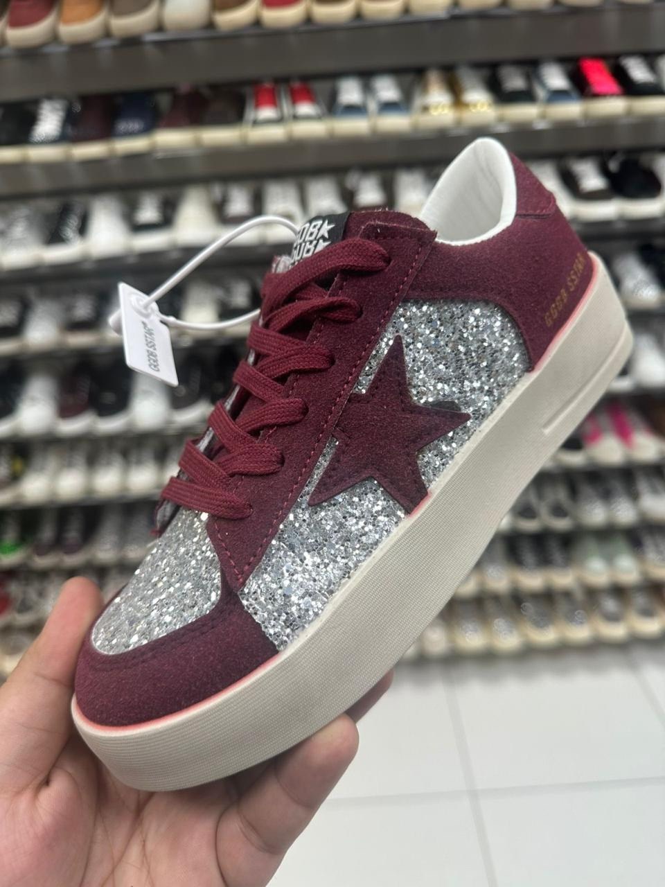 ,кроссовки golden goose с пайетками на платформе,кеды golden goose,обуви,голден гус кеды