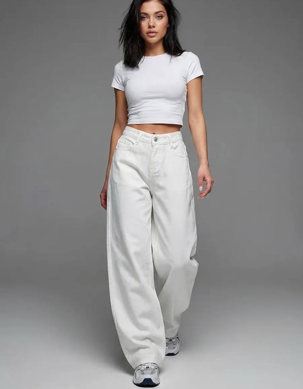 белые джинсы,джинсы белые широкие,широкие джинсы,джинсы широкие женские,модные джинсы