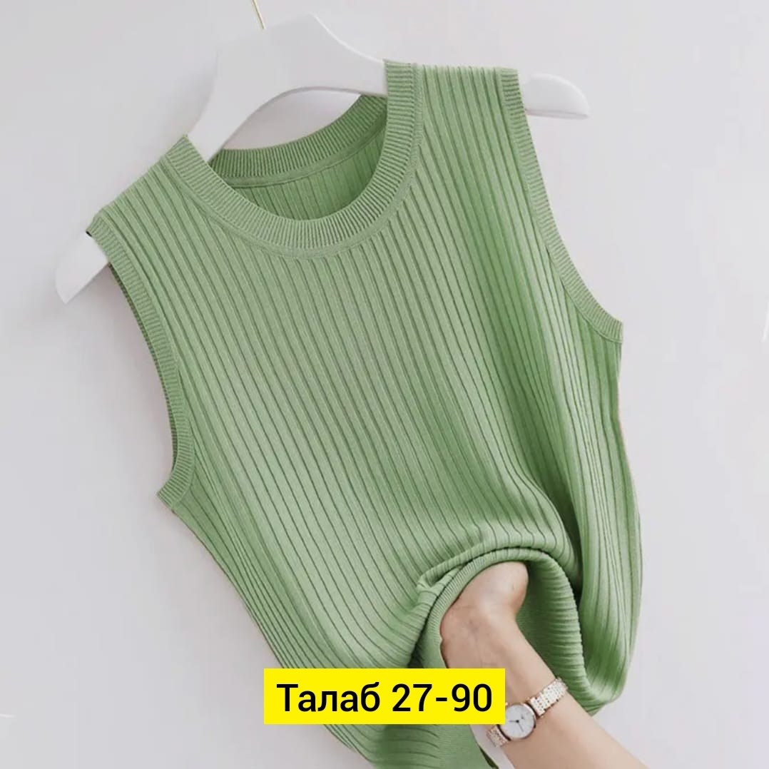 майка лапша женская,женская кофта,кофточка женская,топ без рукавов женский,блузка с круглым вырезом