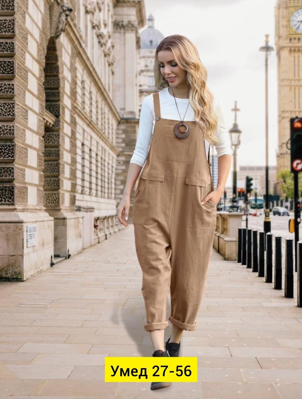 комбинезон с карманами,женские комбинезоны,комбинезон повседневный,женский свободный комбинезон,женский летний комбинезон
