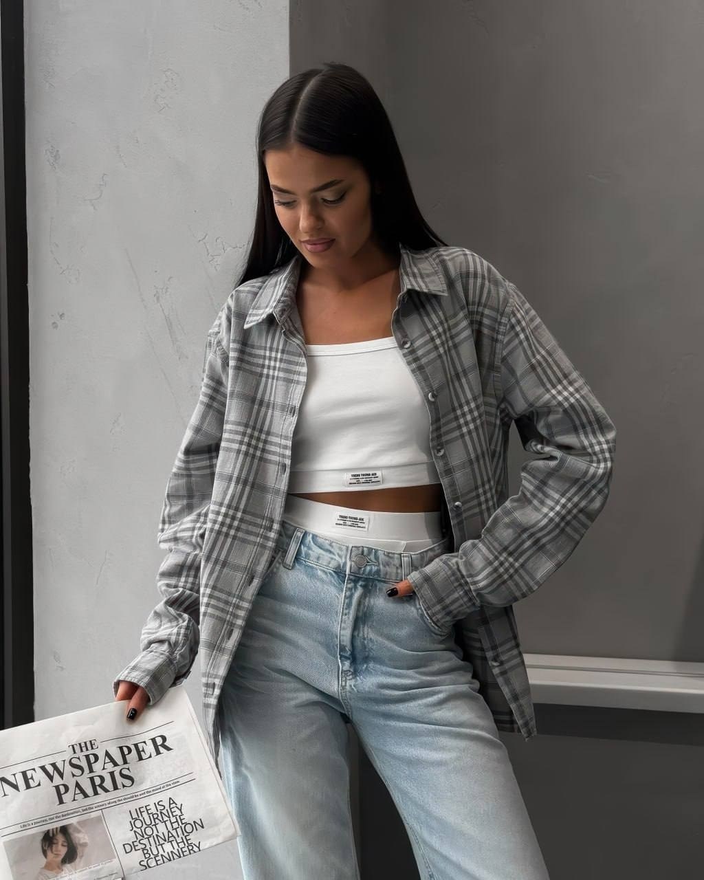 оверсайз рубашка в клетку,рубашка розовая в клетку оверсайз,женская рубашка в клетку оверсайз,рубашка в клетку оверсайз ease house,рубашка в клетку оверсайз удлиненная