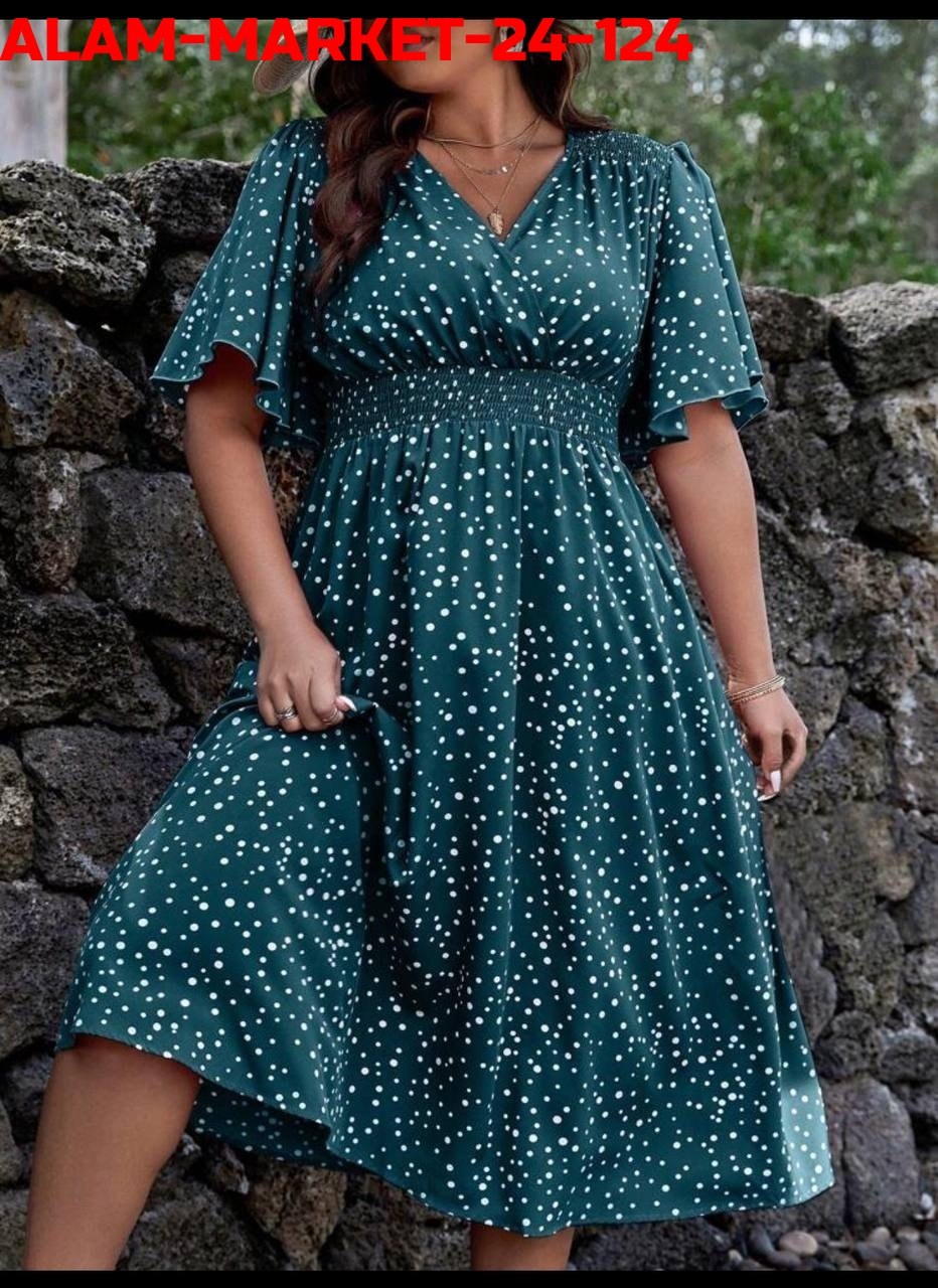 летнее женское платье,платья женские больших размеров,платья в горошек,платье летнее,летние платья для женщин