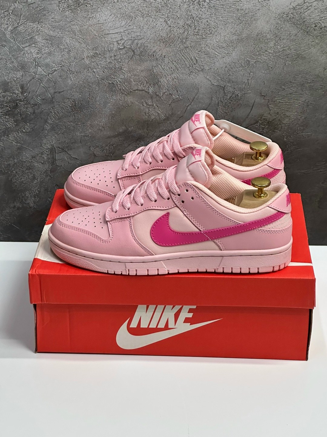 nike dunk low gs 'triple pink',розовый nike,nike dunk low triple pink,nike dunk low pink,dunk low nike