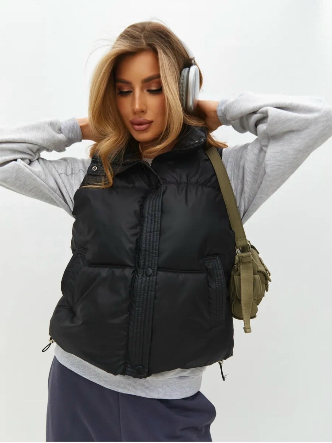 спортивный костюм теплый тройка с начесом e&d 106888306,жилетка женская,костюм тройка женский спортивный с жилетом теплый,демисезонный жилет,жилет женский