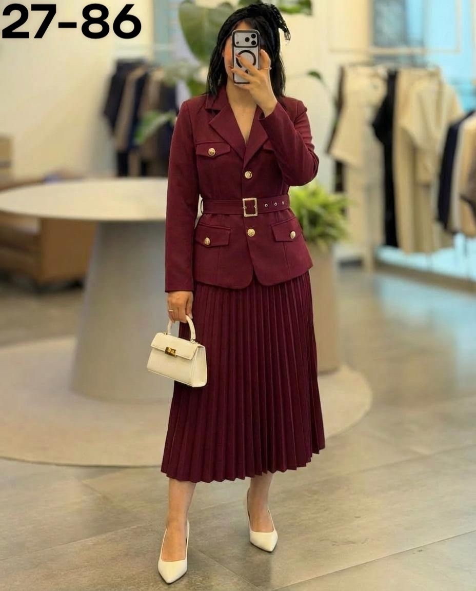 костюм женский с юбкой,костюм с юбкой,костюм с юбкой плиссе mizomela,костюм с юбкой плиссе,юбка плиссе