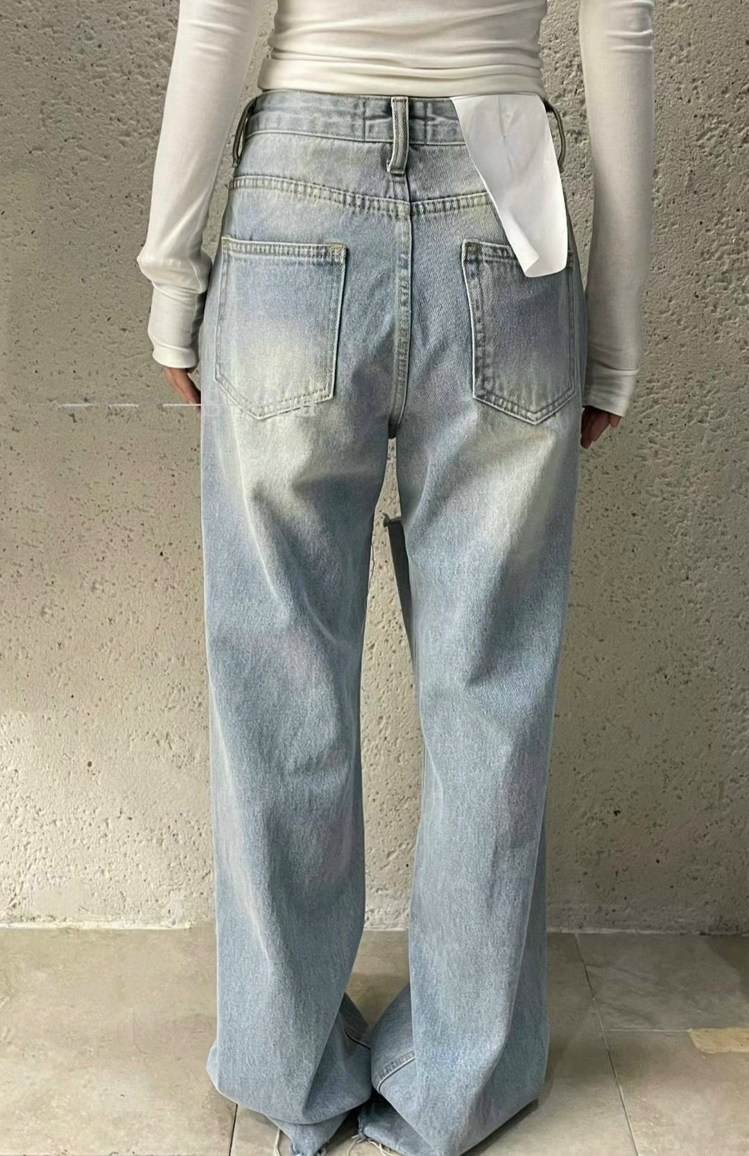 женские рваные джинсы в уличном стиле,рваные джинсы с высокой талией,женские рваные джинсы,женские широкие джинсы,джинсы с дырками