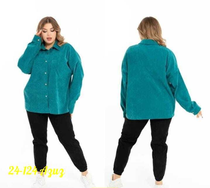 вельветовая женская рубашка,широкая рубашка женская,блуза большие размеры,рубашка женская, оптом