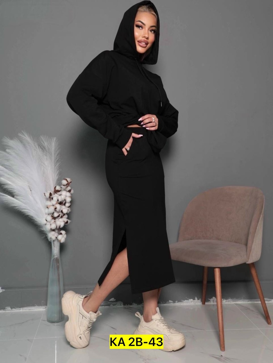 костюм с юбкой женский,кофта и юбка,костюм с юбкой,спортивное платье с капюшоном,одежда для женщин