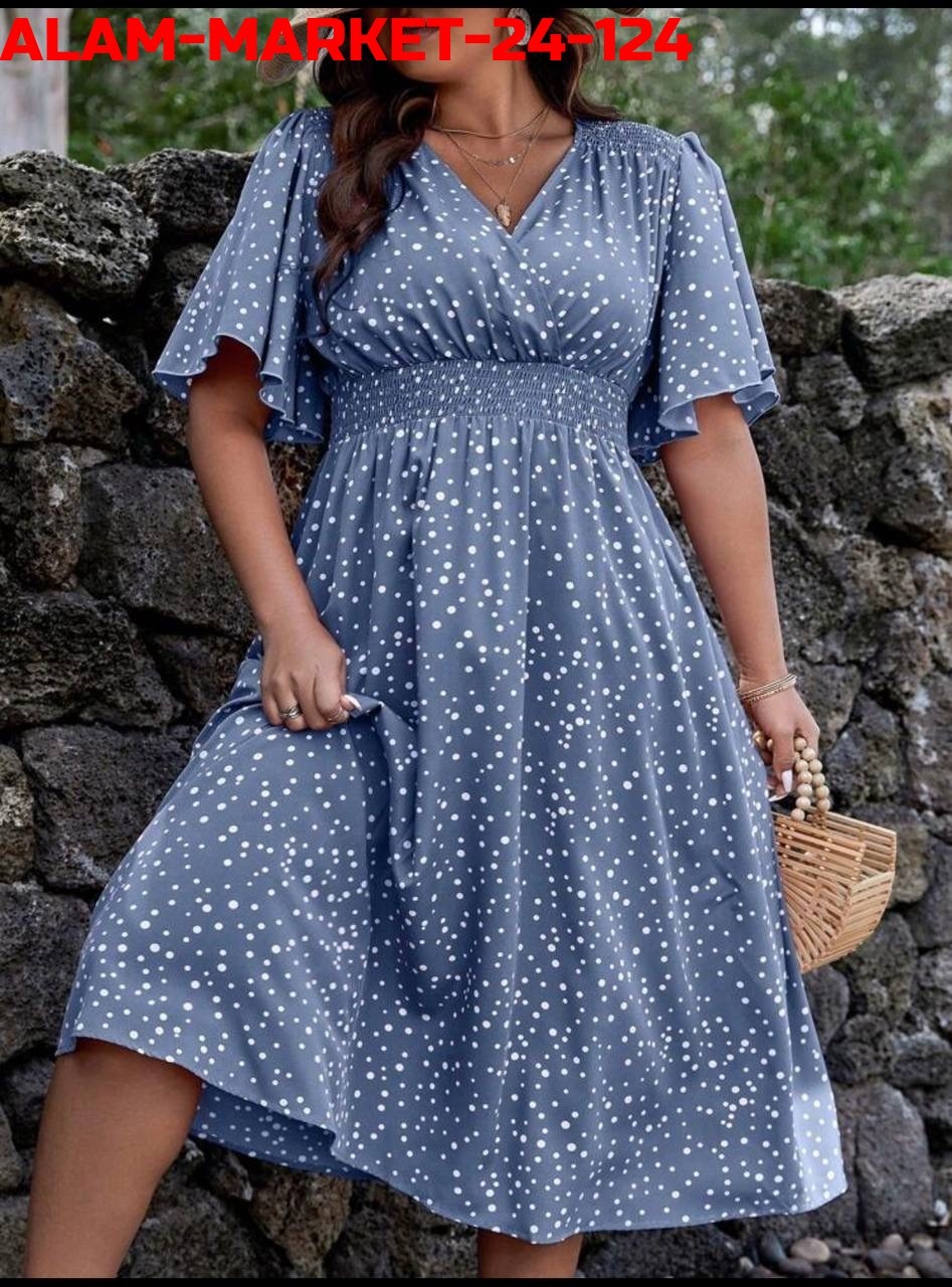 летнее женское платье,платья женские больших размеров,платья в горошек,платье летнее,летние платья для женщин