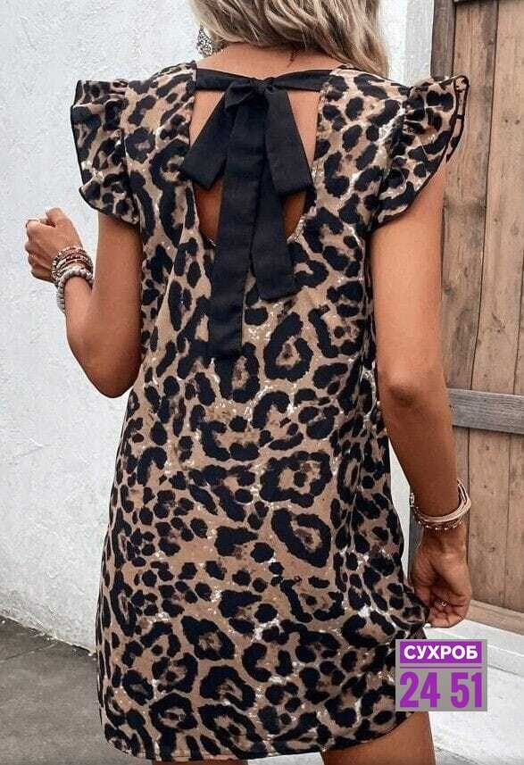 туника леопардовая,платье с леопардовым принтом,женское платье с леопардовым принтом,платье женское леопард,платье мини с леопардовым принтом