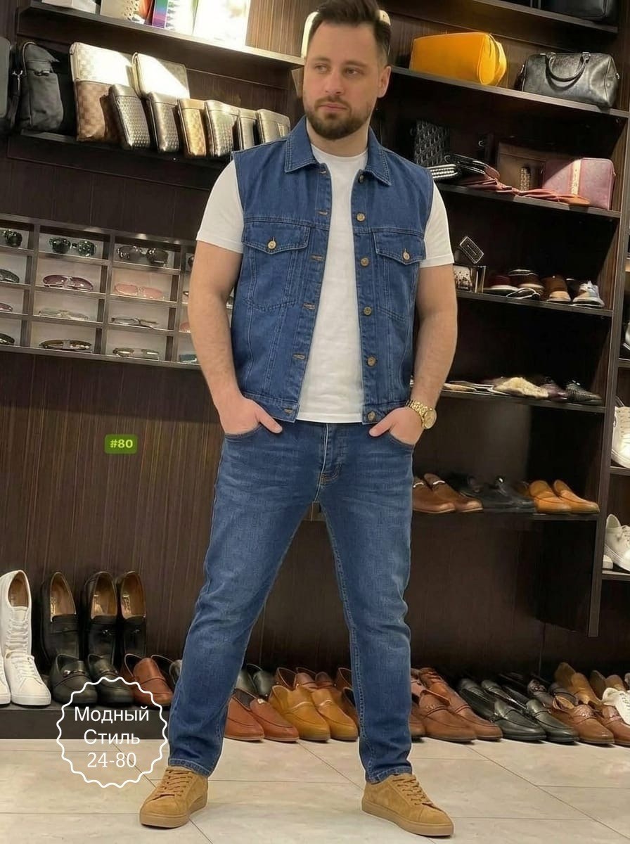 жилет джинсовый,жилет джинсовый мужской,жилет мужской,джинсовая жилетка мужская,джинсовая безрукавка мужская