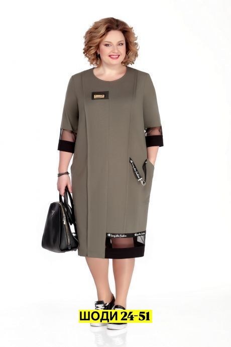 платье для полных женщин,платье для полных,платье прямое,одежда для женщин,платье 2073 серый michel chic