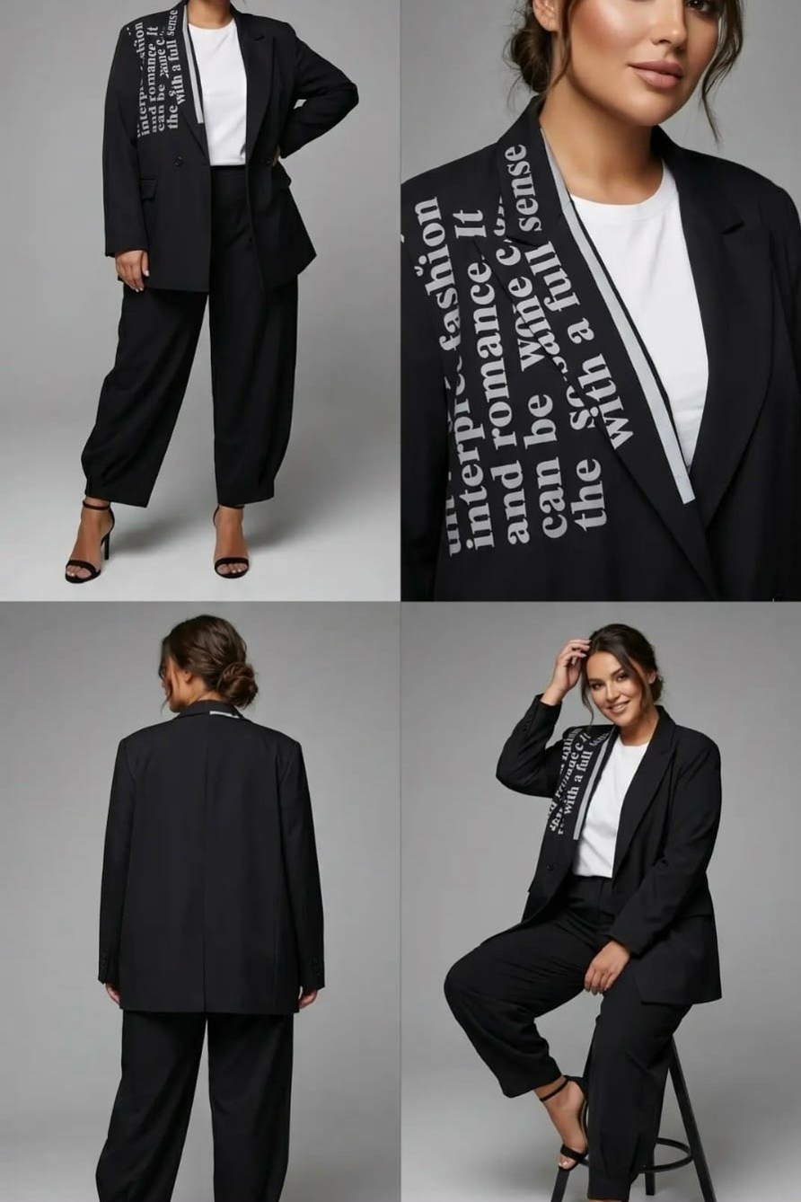 жакет,брючный костюм danaida 2207 черный,женский костюм,жакет женские,костюм женский брючный