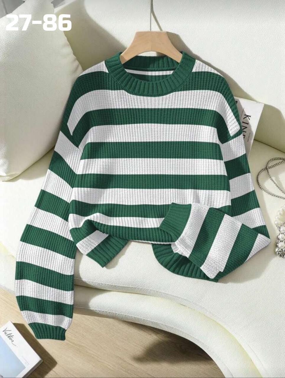 свитер в полоску,свитер женский в полоску,женский трикотажный пуловер разноцветный свободный свитер в полоску,свитер в полоску вязаный джемпер приталенный оверсайз julia's blooming,джемпер в полоску