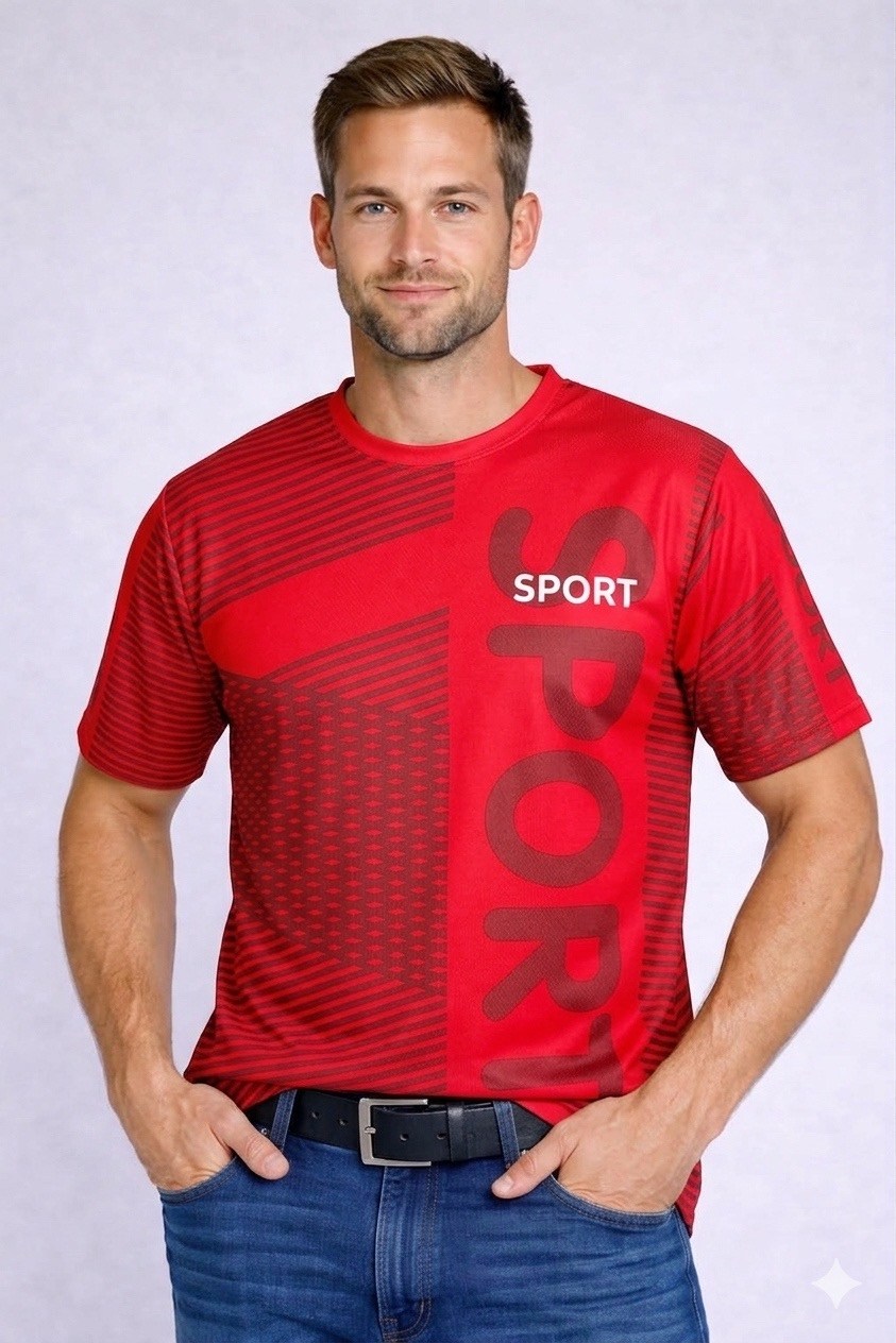 футболки мужские,красная футболка мужская,футболка мужская zozh red sport,спортивная футболка,футболка