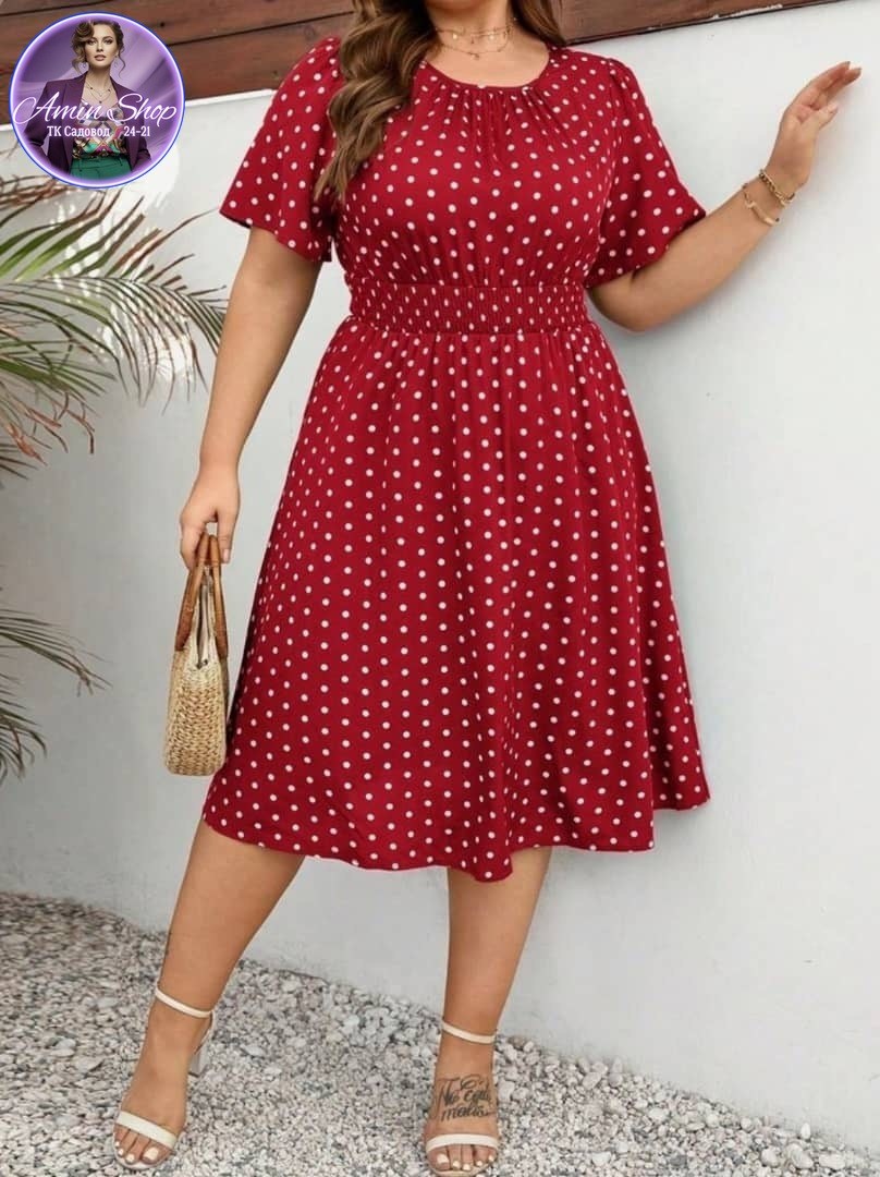 летние платья больших размеров,платья для полных,женское платье в горошек,женские платья больших размеров,платья в горошек