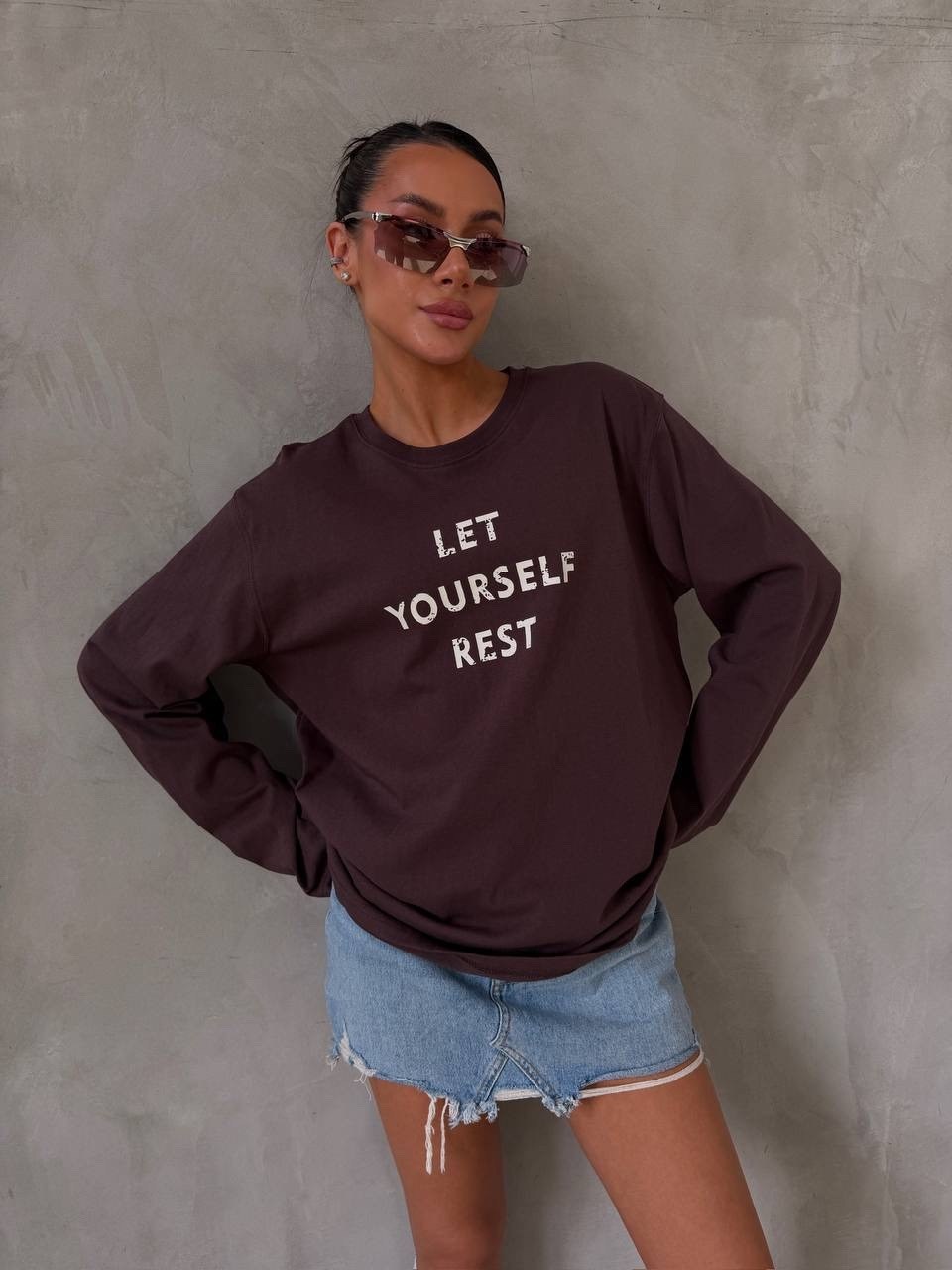 лонгслив оверсайз y2k с принтом young & dynamic,лонгслив оверсайз с принтом riif,лонгслив,лонгслив оверсайз,свитшот женский