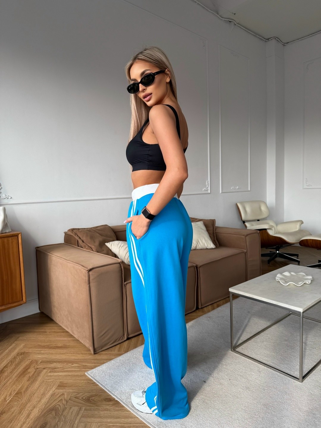 брюки спортивные,спортивные штаны,брюки модные,широкие штаны,комбинированные брюки