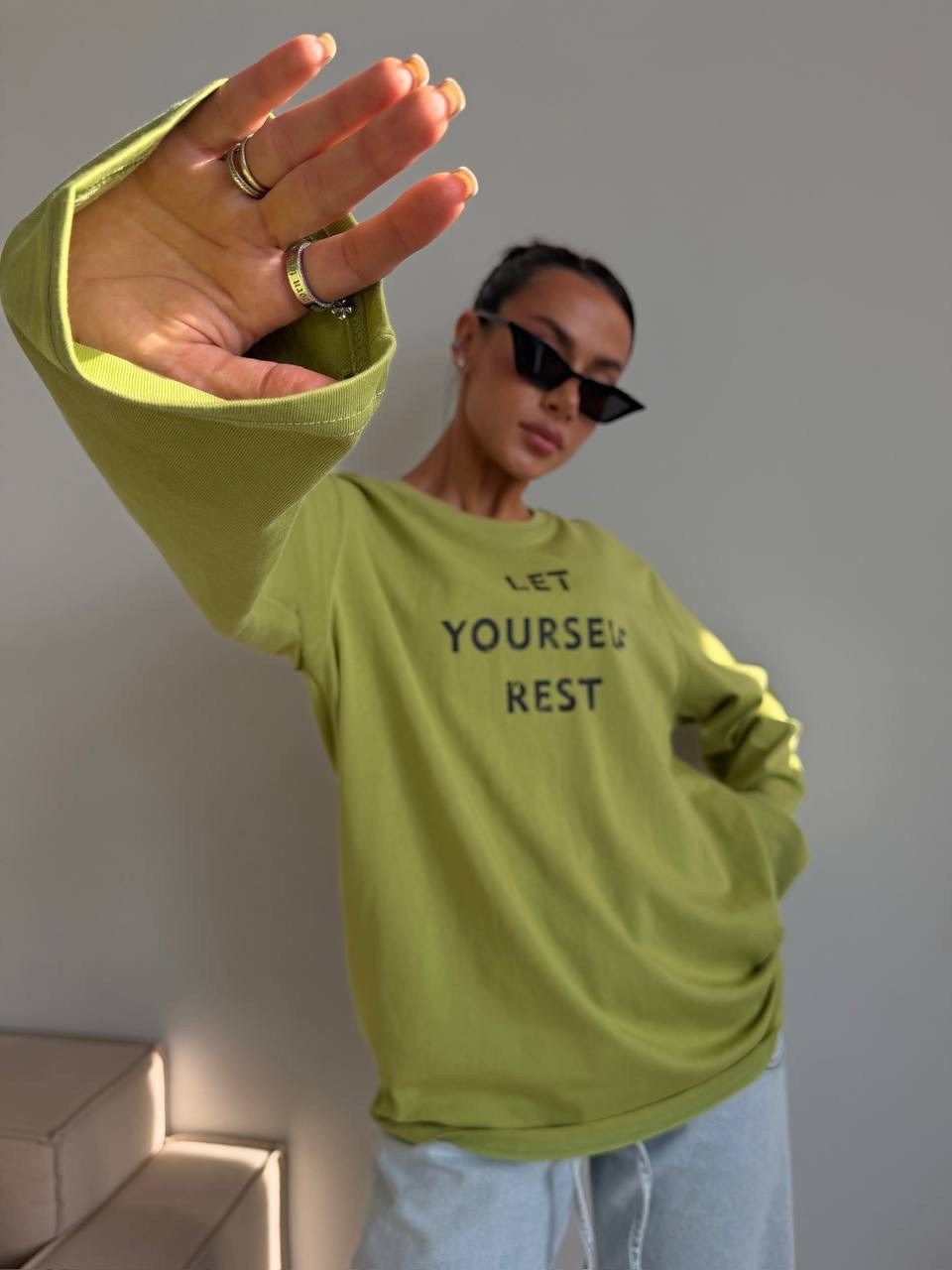 лонгслив оверсайз y2k с принтом young & dynamic,лонгслив оверсайз с принтом riif,лонгслив,лонгслив оверсайз,свитшот женский