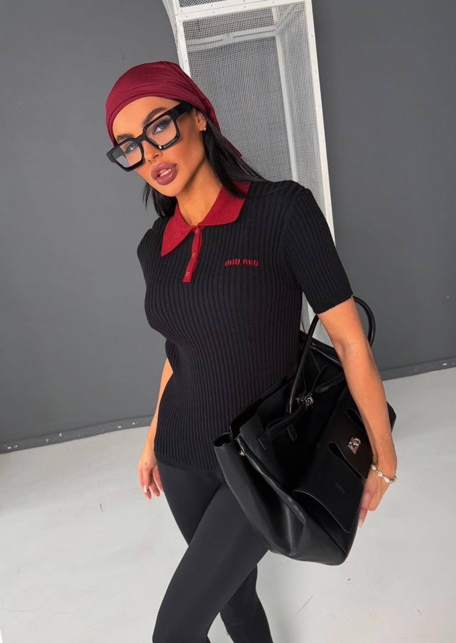 стильная кофта,женская кофта,кофты поло,джемпер поло лапша,джемпер поло miu miu