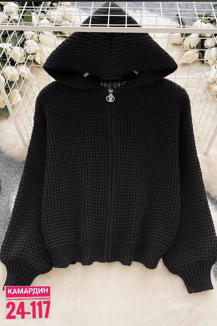 свитера с капюшоном,модные свитера,вязаная кофта,вязаные свитера,кофта