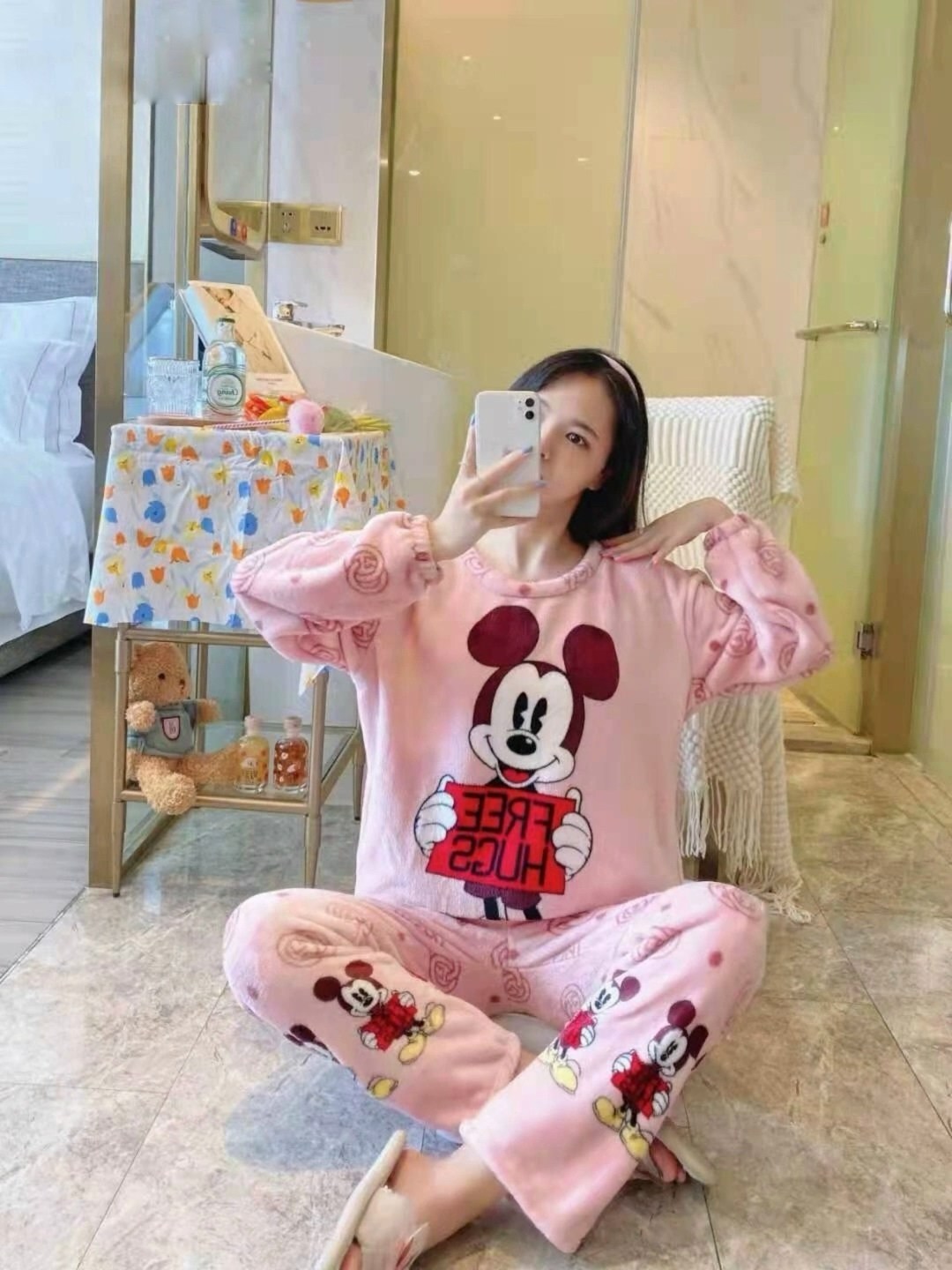 теплая пижама,пижама корейская,пижама женская теплая,пижама для женщин,женская домашняя пижама